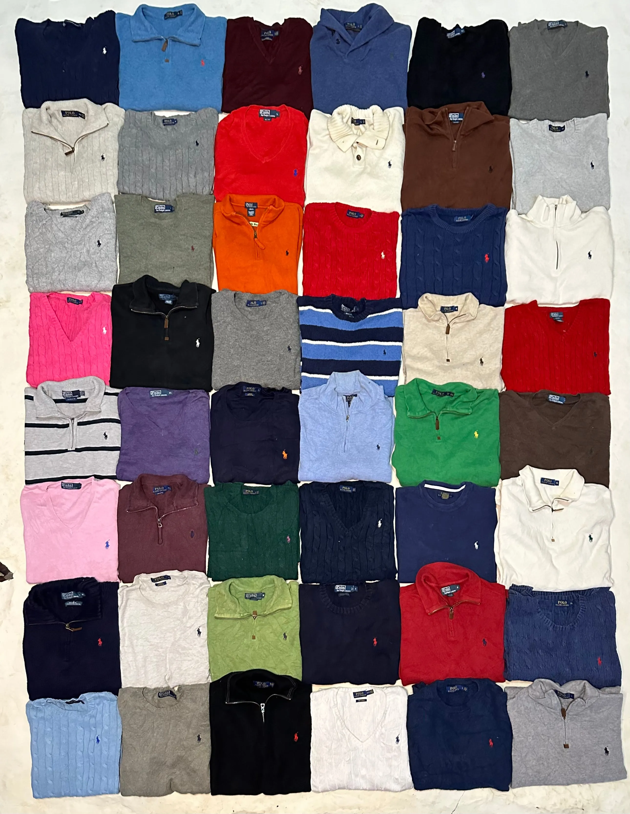 1/4 zip Ralph Lauren 48 piece