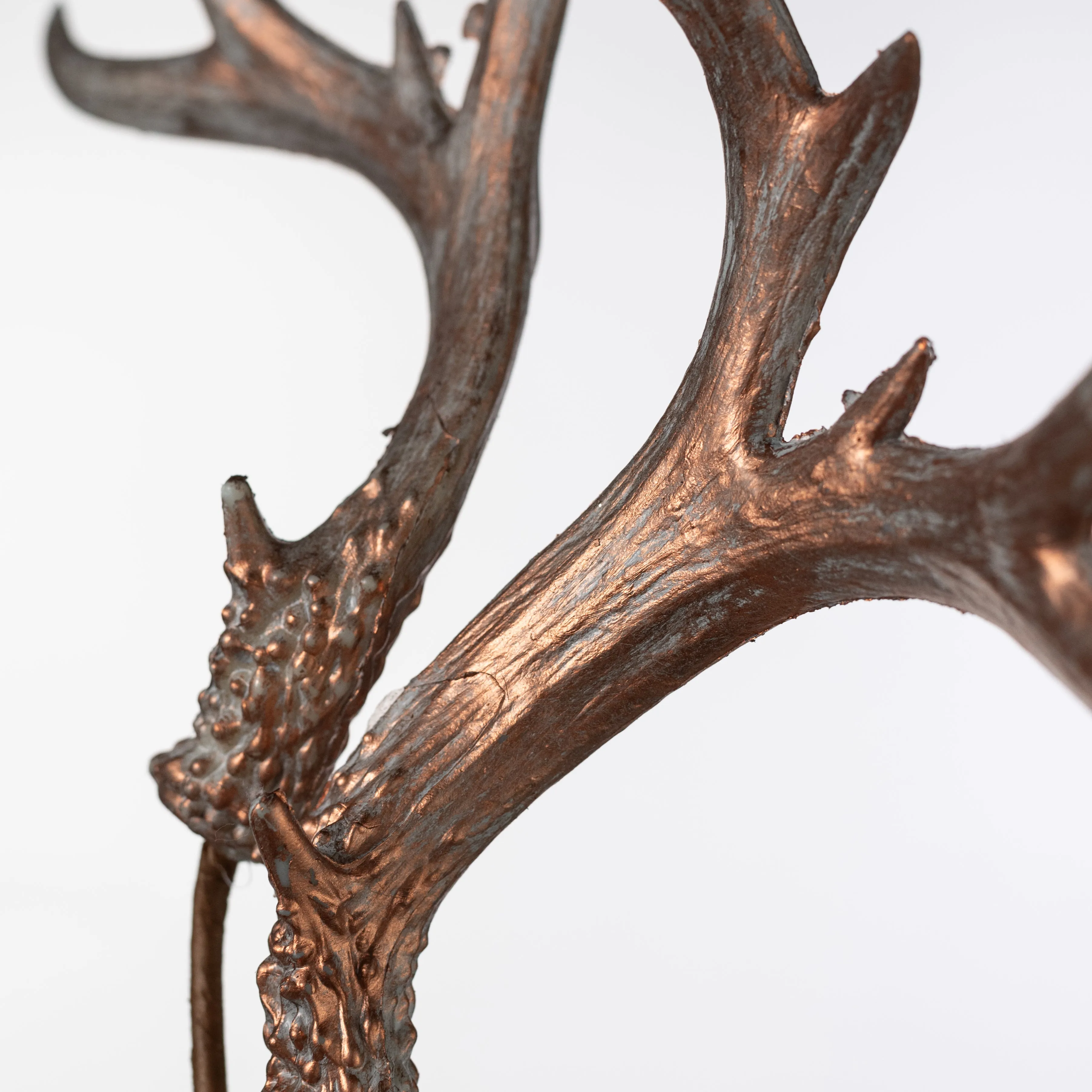 25" Antler Spray: Antiqued Bronze