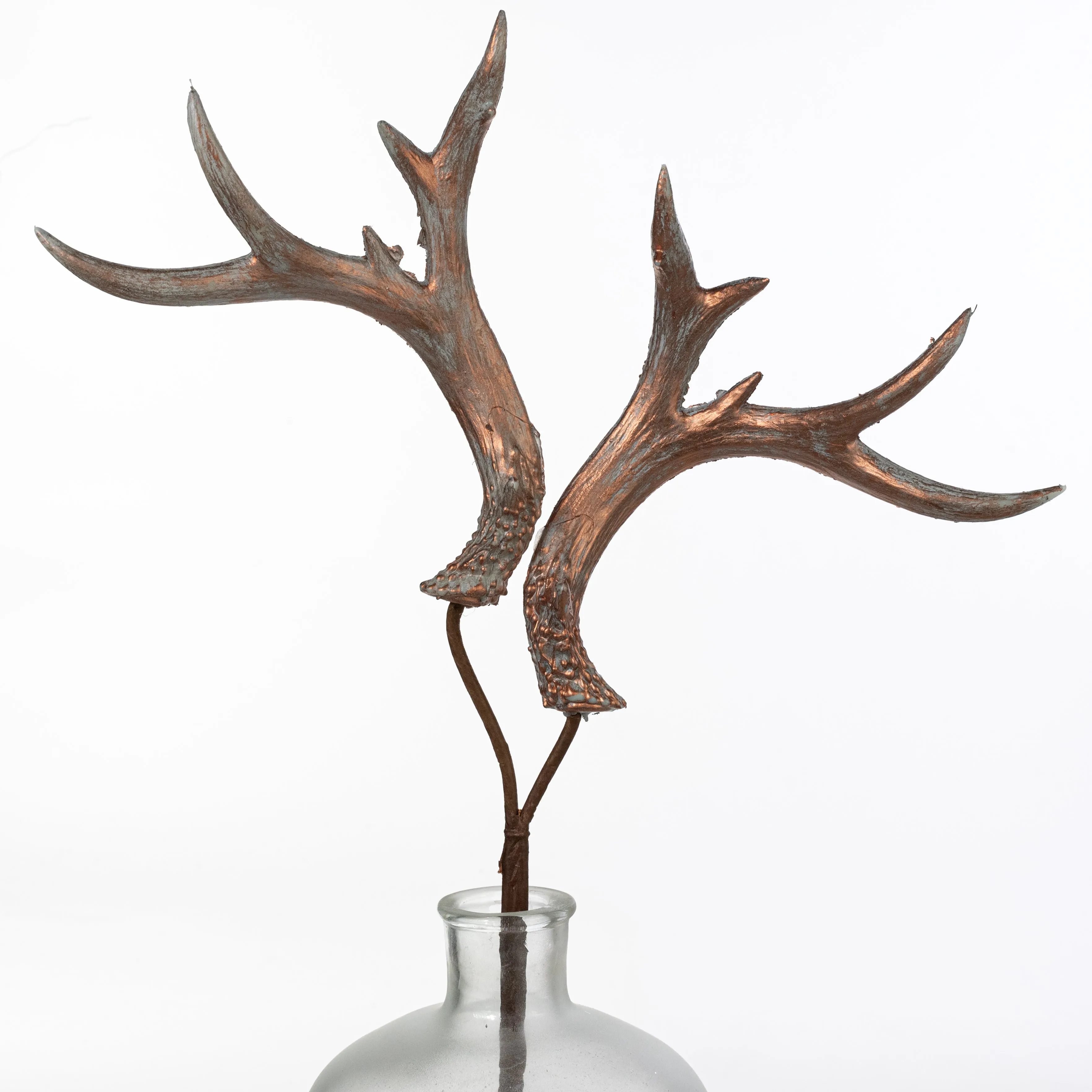 25" Antler Spray: Antiqued Bronze