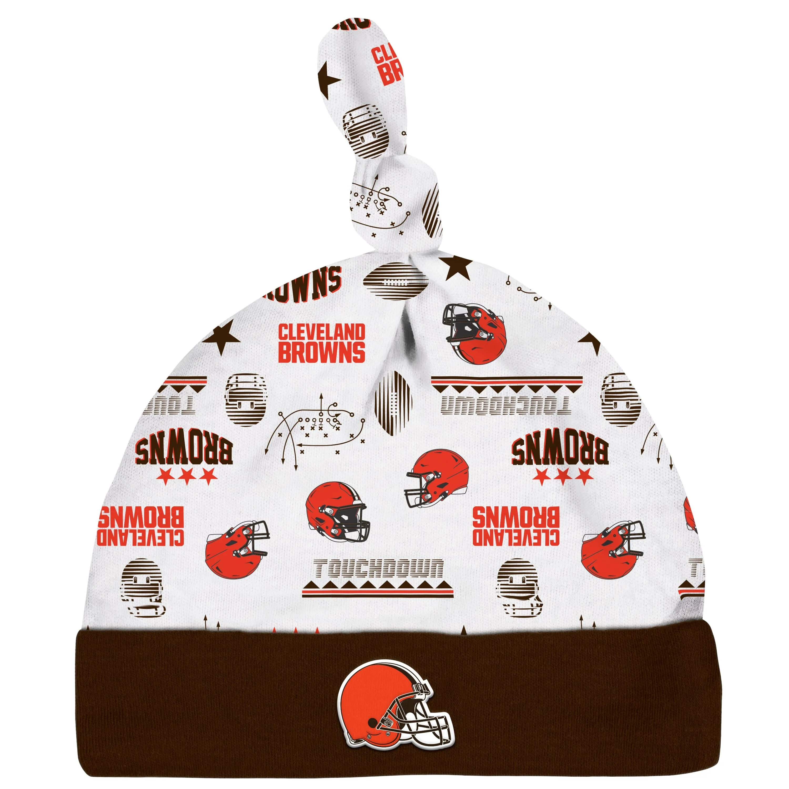 3-Piece Baby Boys Cleveland Browns Bodysuit, Sleep 'N Play, and Cap Set