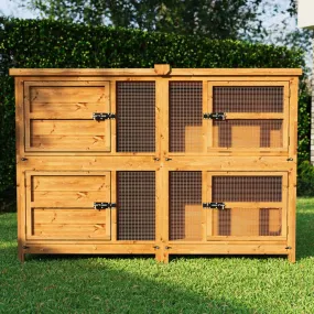 6ft Chartwell Two-Tier Guinea Pig Hutch | Keep Your Pets Separate With Two Luxurious Layers