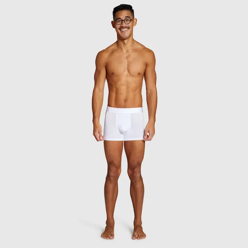 ALPHX Comfort Class Boxer Brief - Modern Fit - Frost White | ALPHX.com