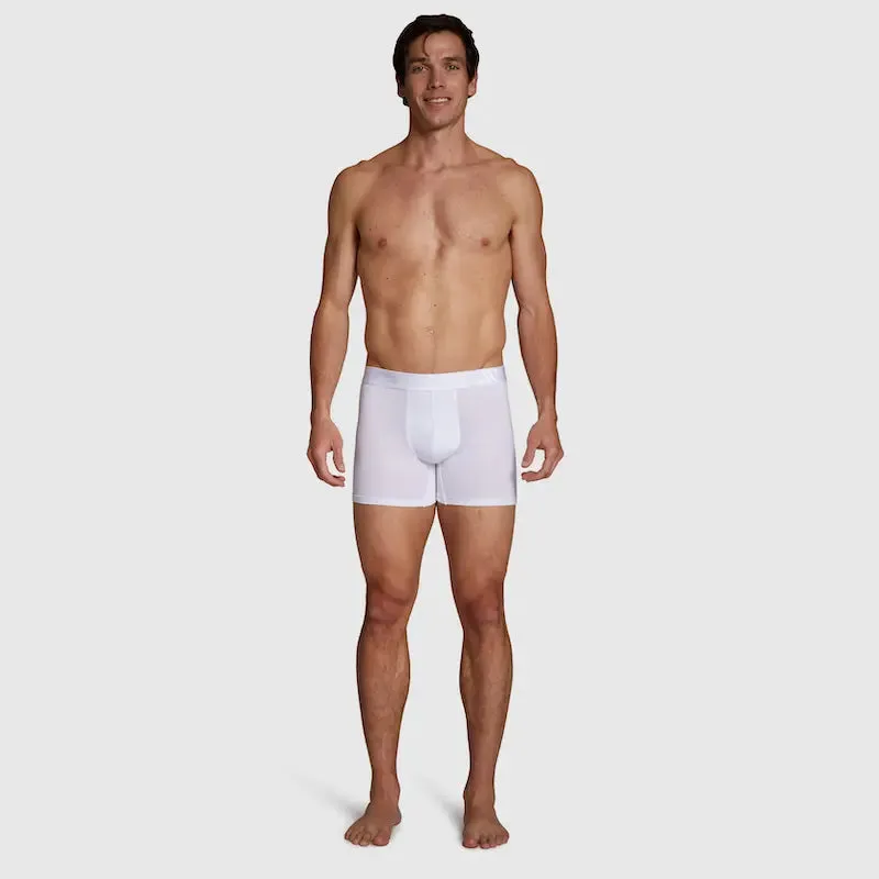 ALPHX Comfort Class Boxer Brief - Modern Fit - Frost White | ALPHX.com