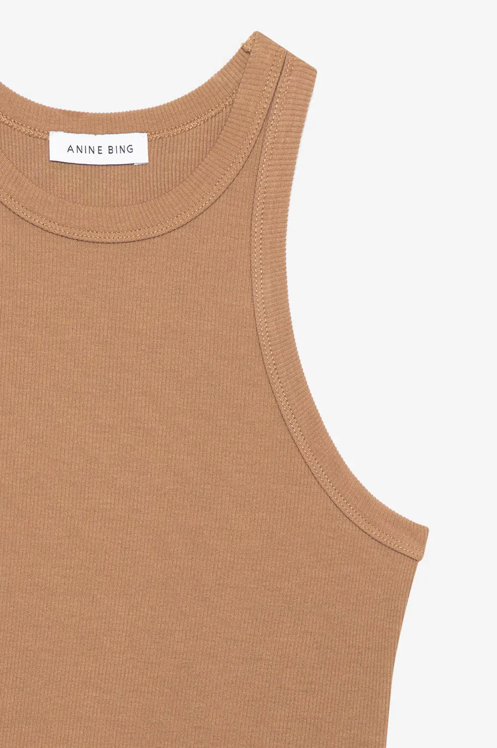 Anine Bing - Ty Bodysuit in Camel