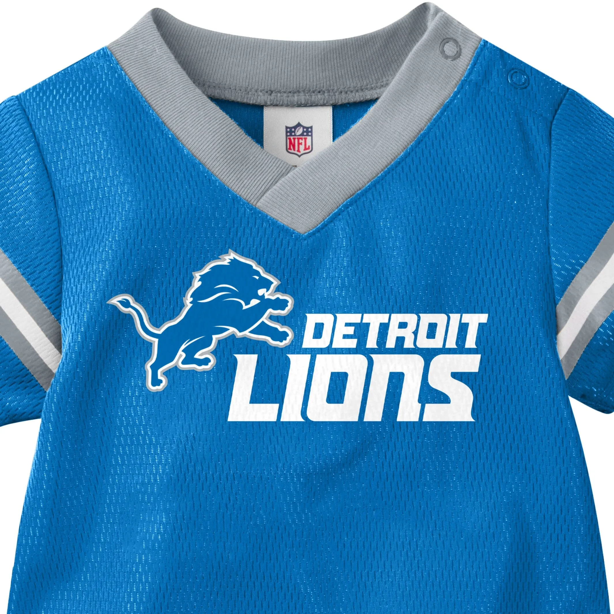 Baby Boys Lions Short Sleeve Jersey Bodysuit