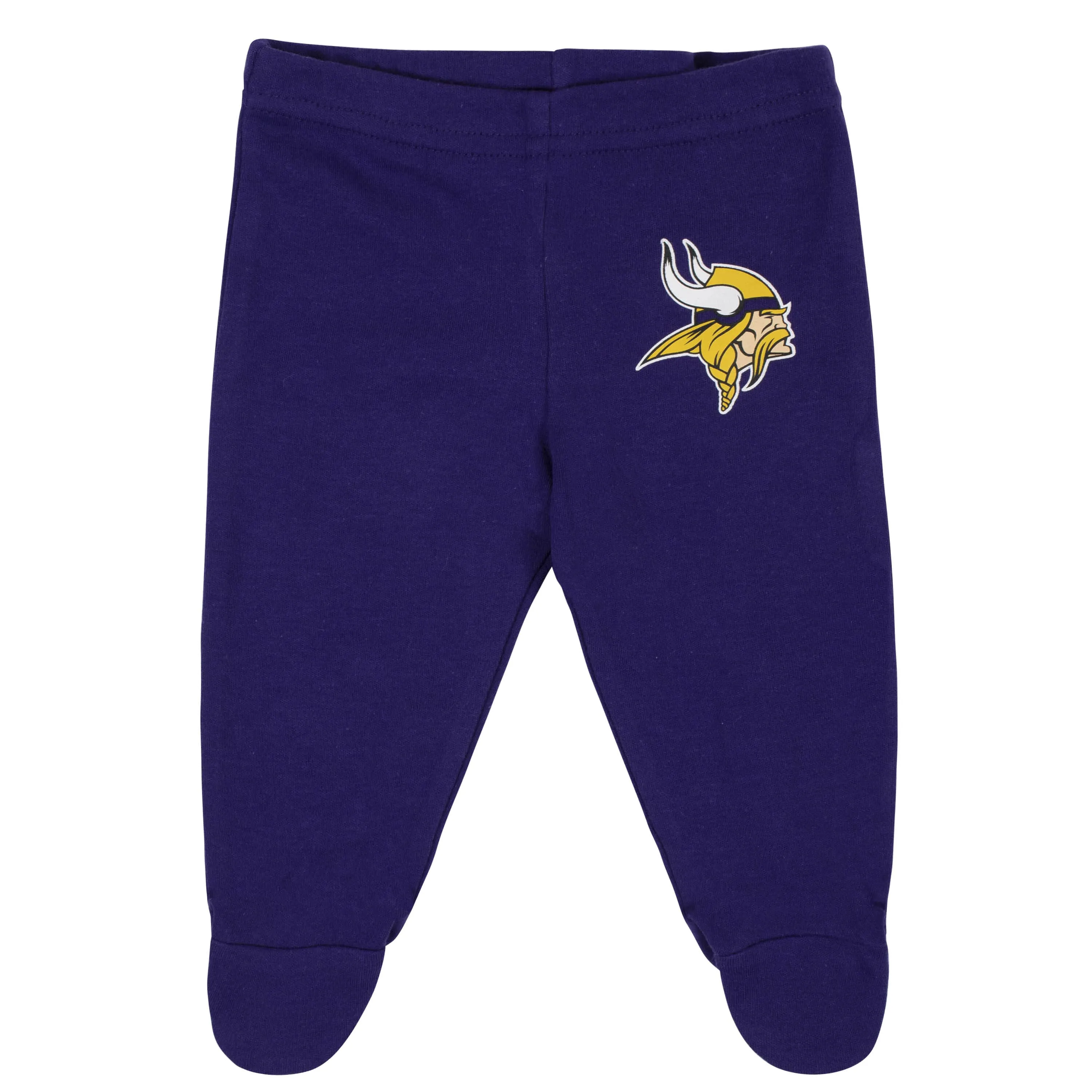 Baby Boys Minnesota Vikings 3-Piece Bodysuit, Pant and Cap Set