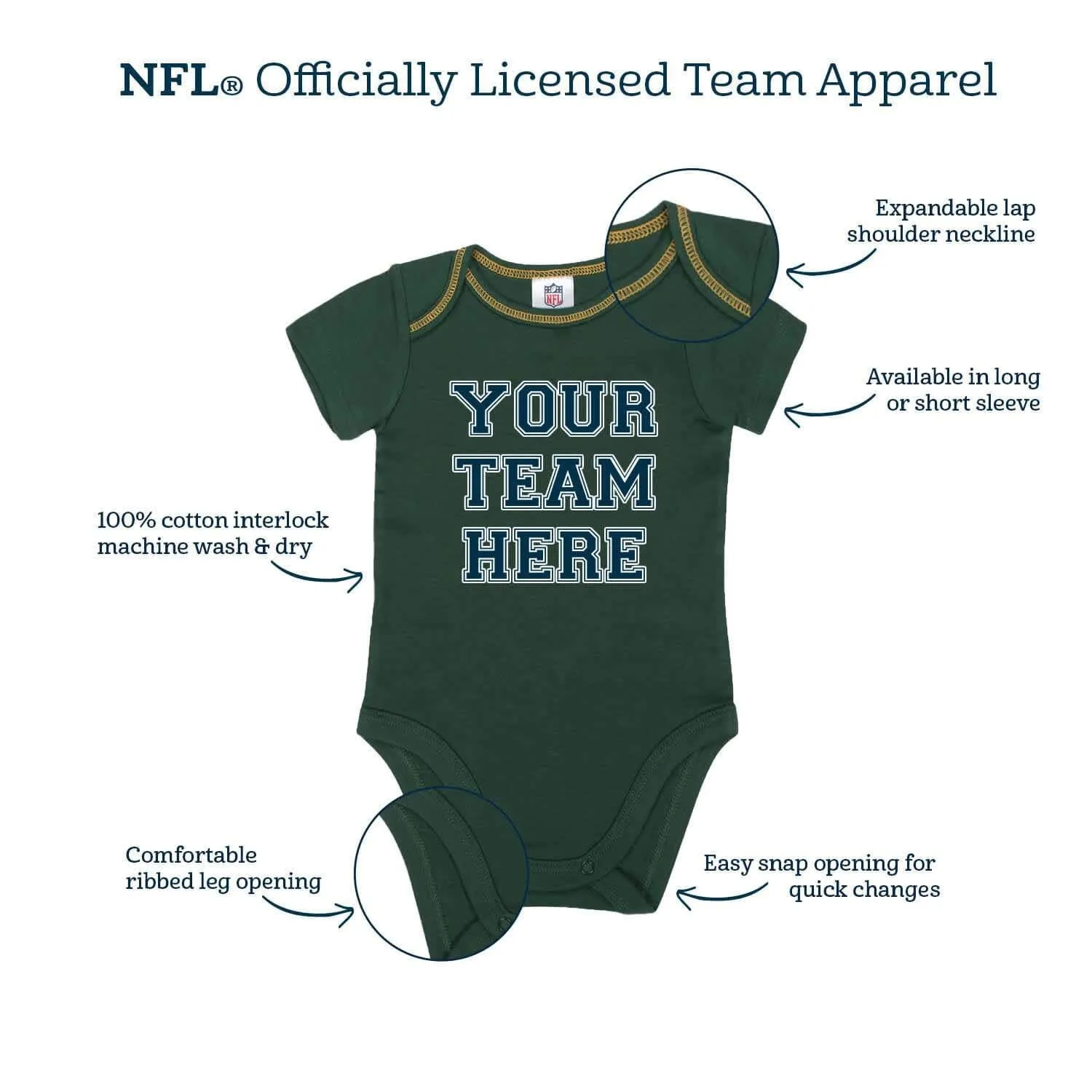 Baby Boys Minnesota Vikings Bodysuit