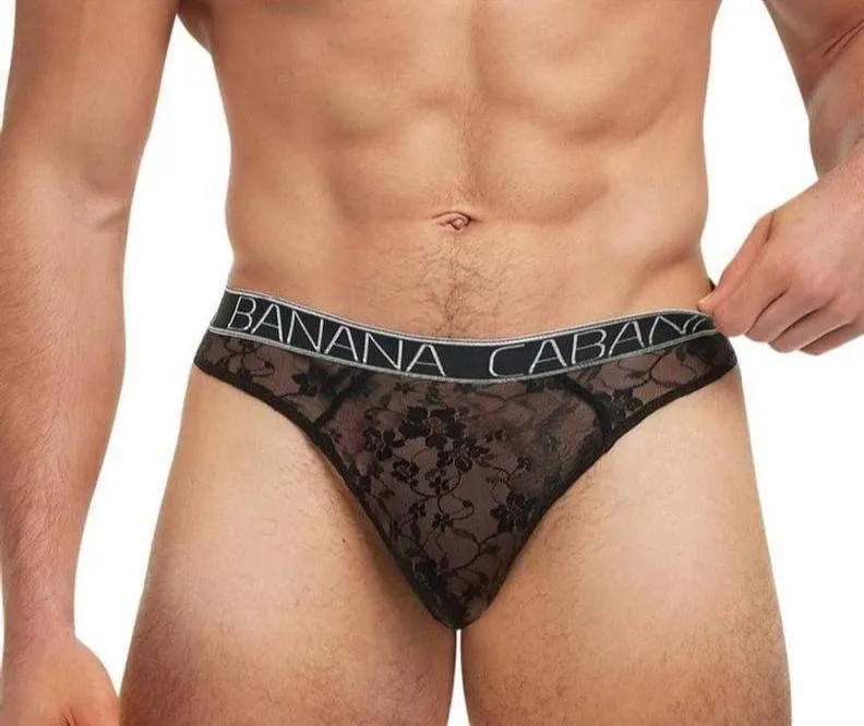 Banana Cabana Lace Nights Thong