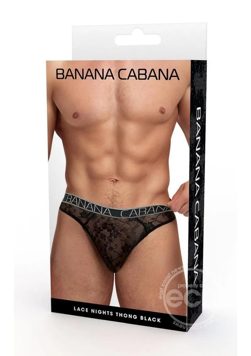 Banana Cabana Lace Nights Thong