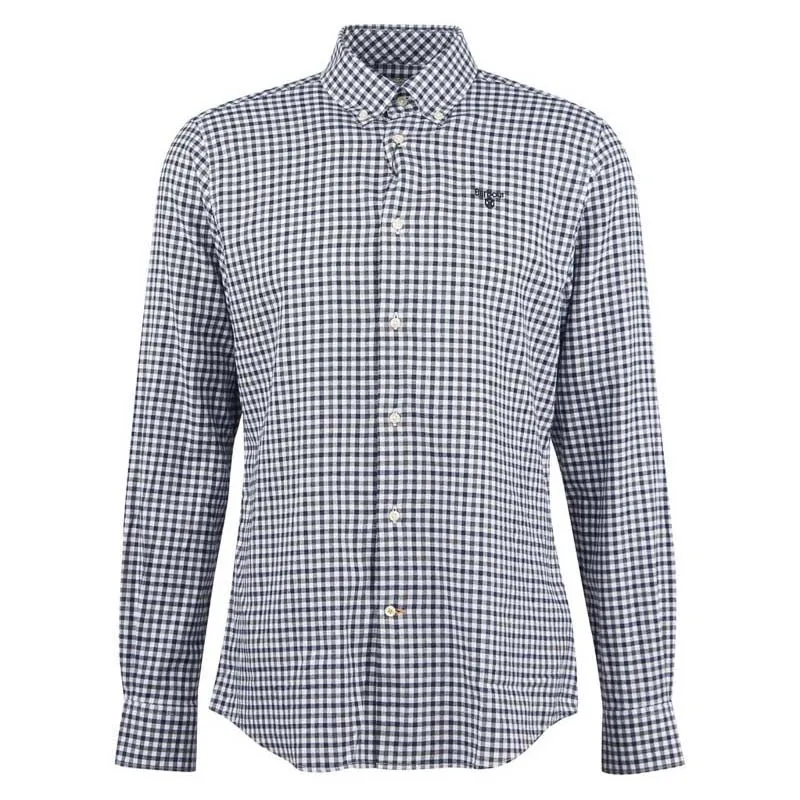 Barbour Finkle Mens Tailored Shirt - Grey Marl