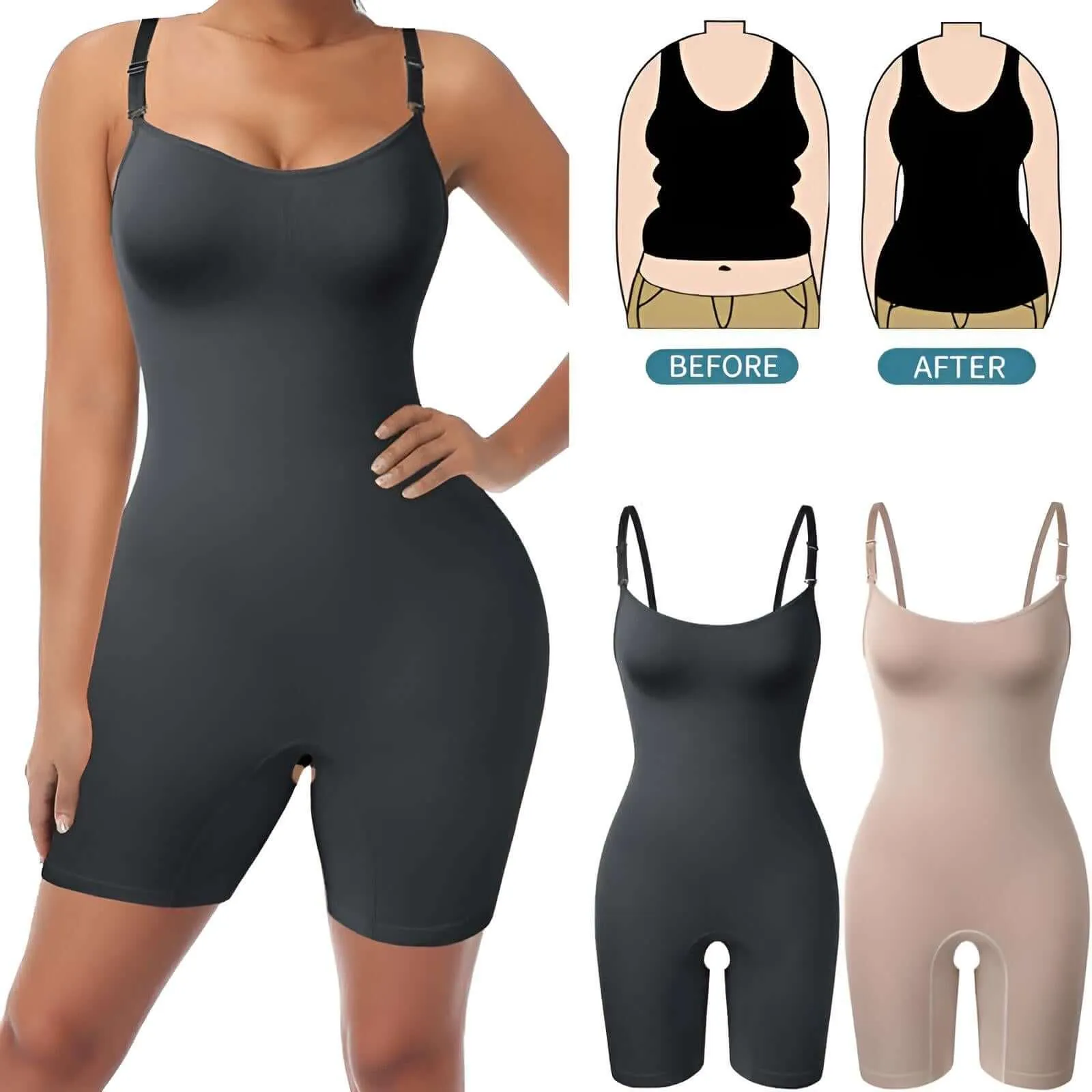 Bodysuit Shapewear Women Full Body Shaper