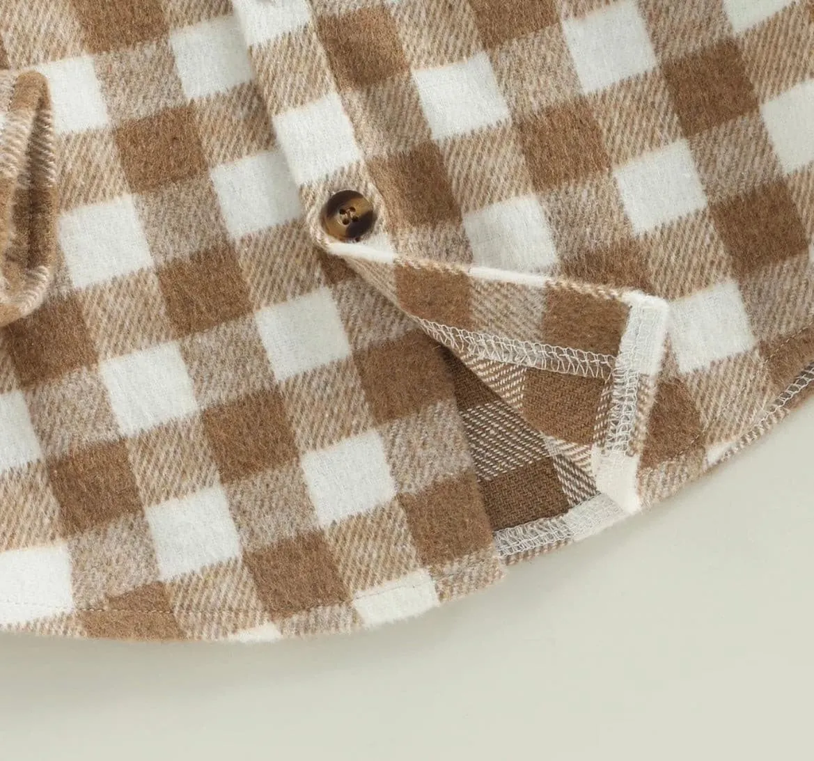 Boys Plaid Cotton Shirt - Pink Check