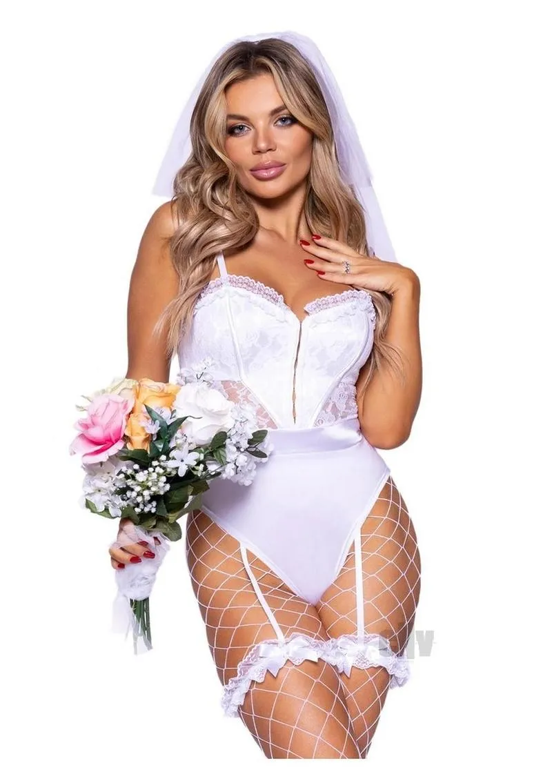 Bridal Babe 3pc Lg White