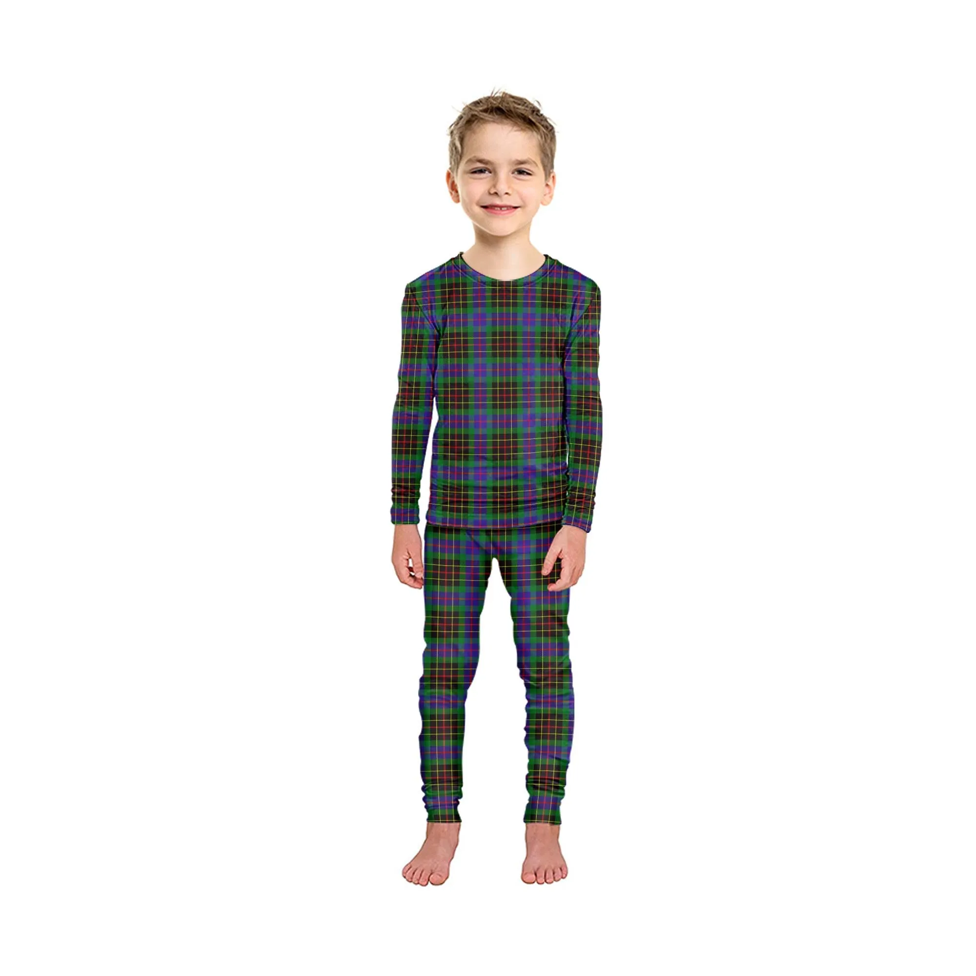 Brodie Hunting Modern Tartan Pajamas Family Set