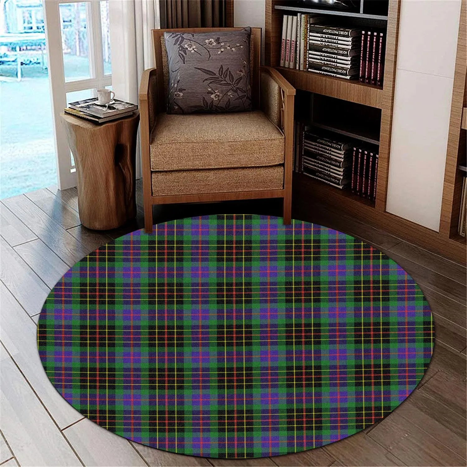 Brodie Hunting Modern Tartan Round Rug