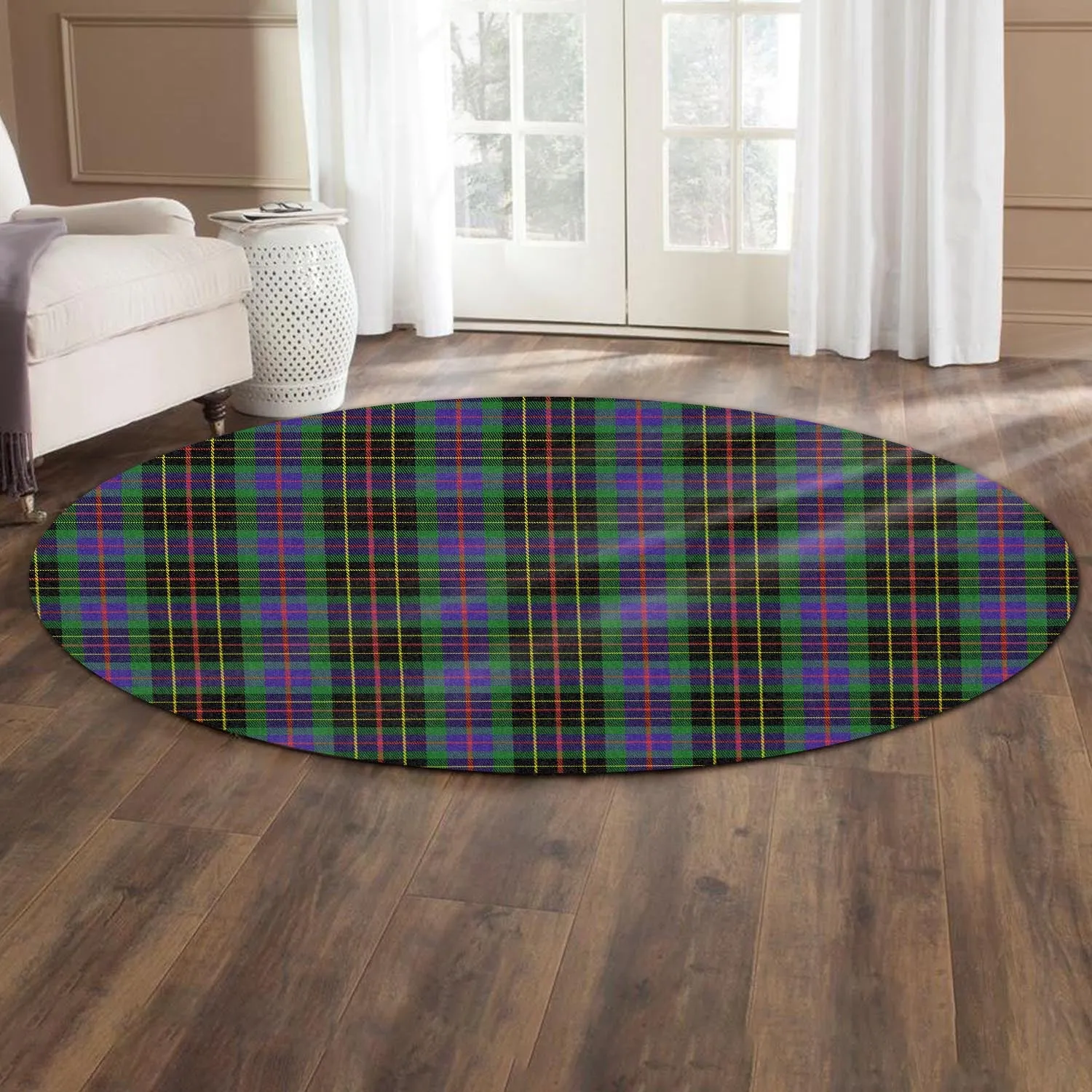 Brodie Hunting Modern Tartan Round Rug