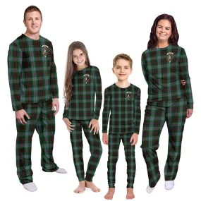 Brodie Hunting Tartan Pajamas Family Set with Family Crest