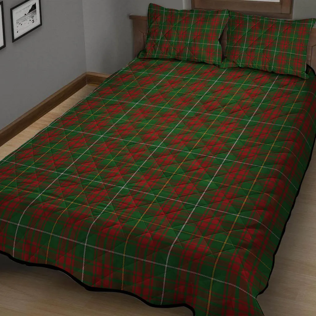 Bruce Hunting Tartan Quilt Bed Set