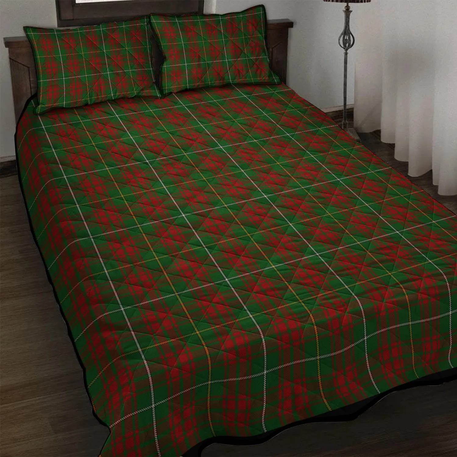 Bruce Hunting Tartan Quilt Bed Set