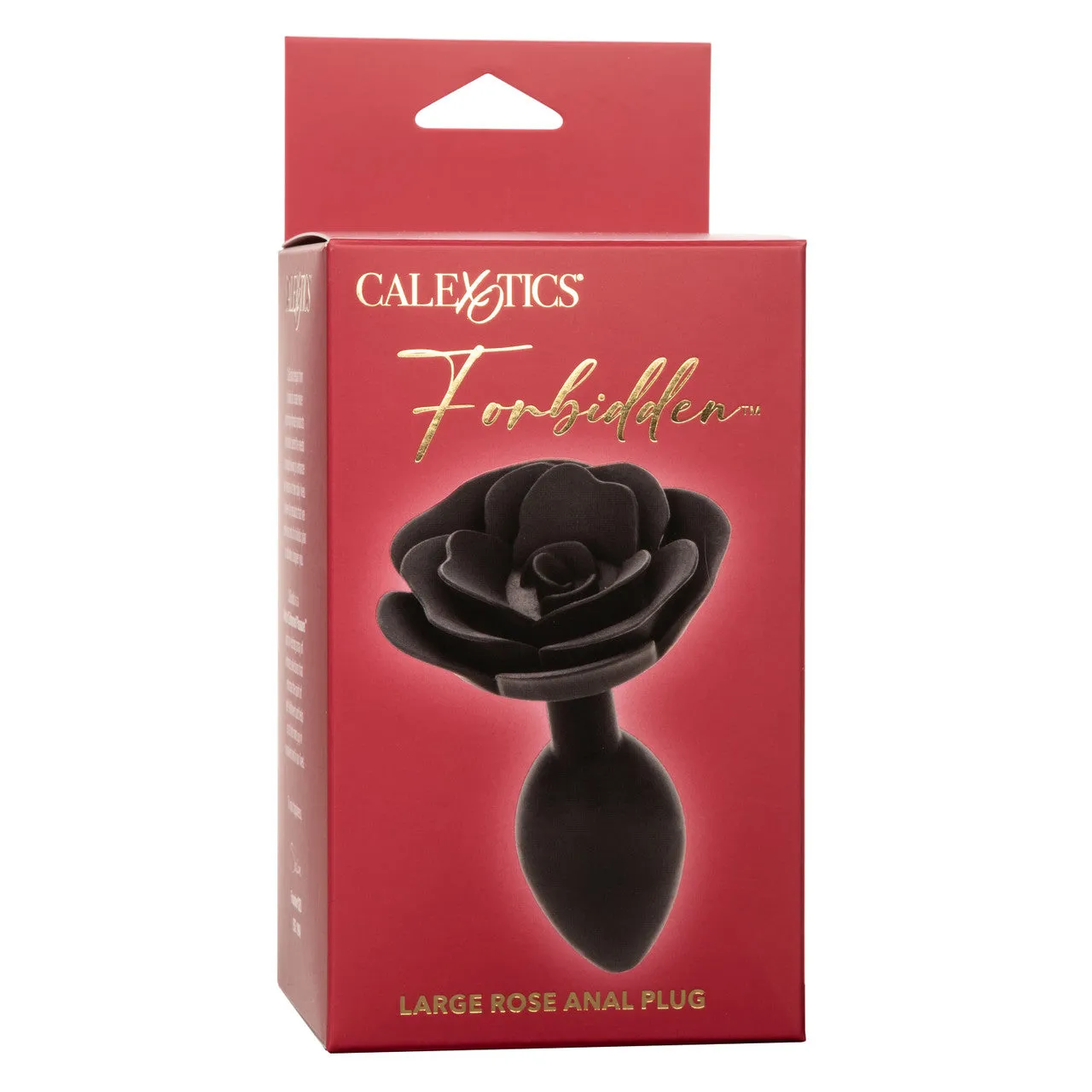 CalExotics Forbidden Rose Anal Plug Large Black