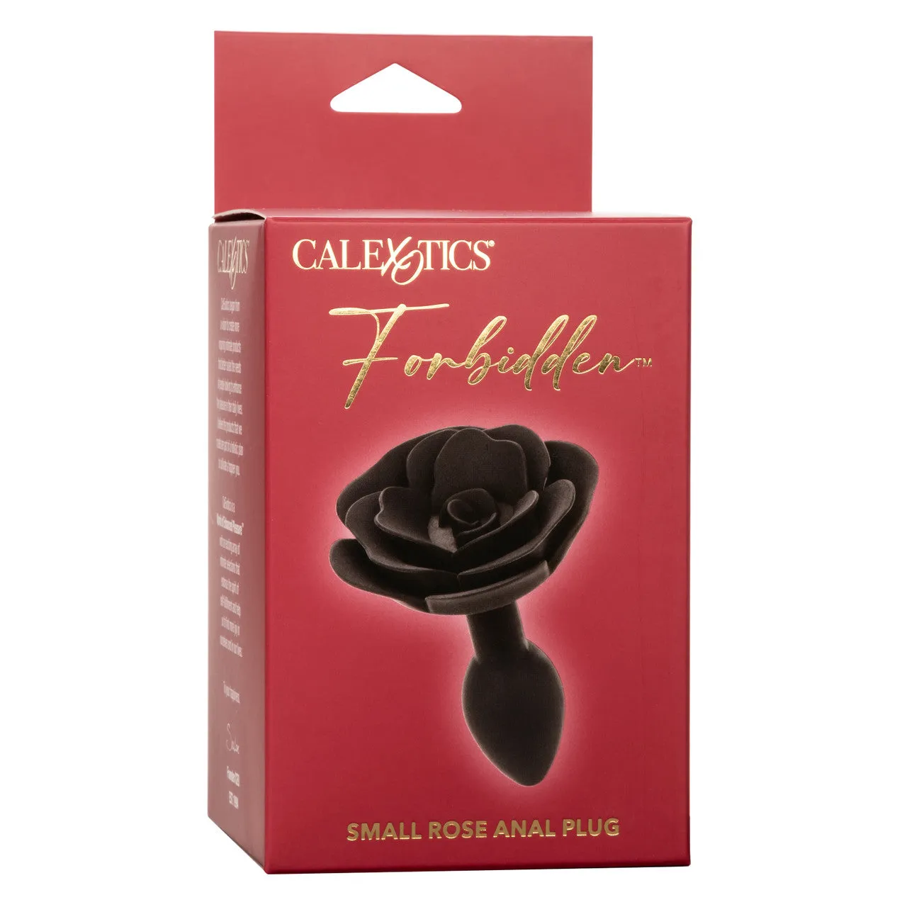 CalExotics Forbidden Rose Anal Plug Small Black