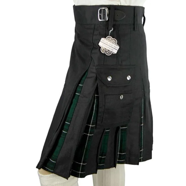 Cargo Tartan Combo Kilt: MacLean Duart Hunting