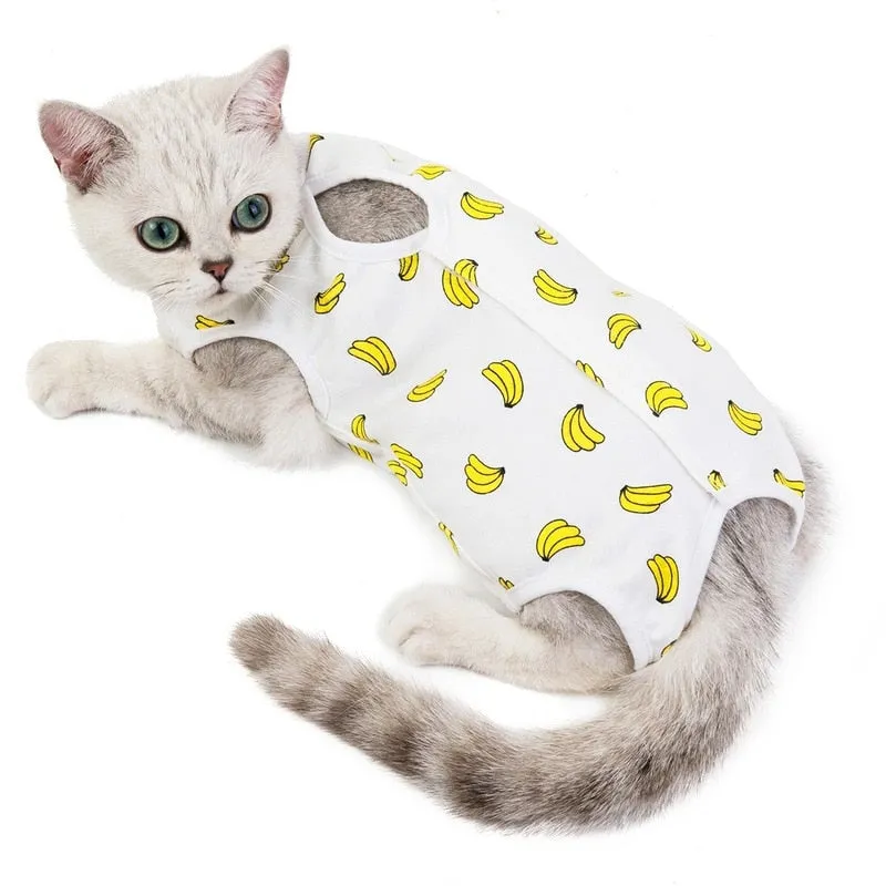 Cat Recovery Suit After Surgery Clothing Anti-licking Vest Pet Care