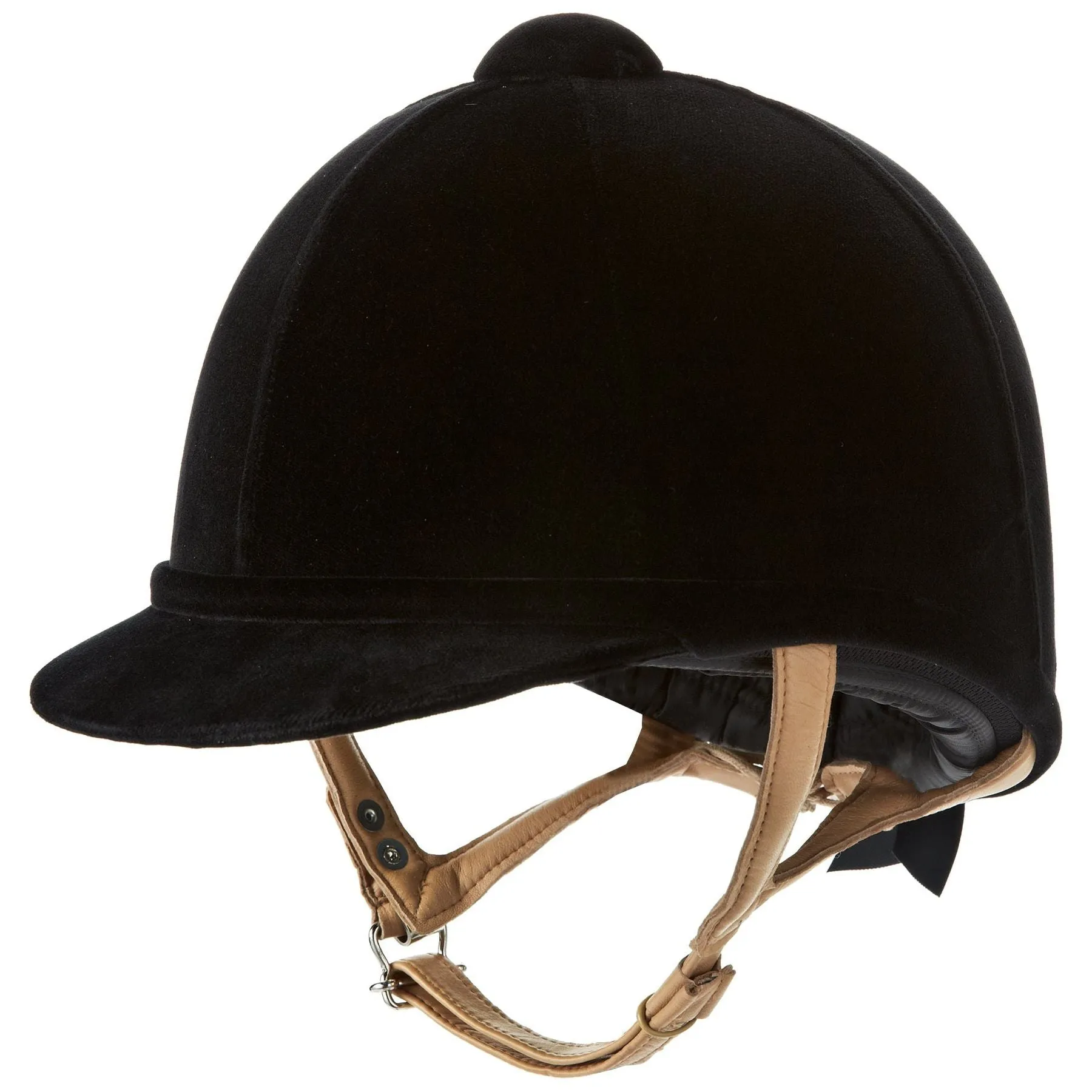 Charles Owen Fian Velvet Riding Hat - Black