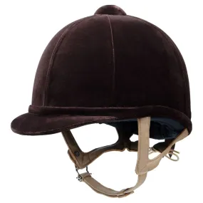 Charles Owen Fian Velvet Riding Hat - Brown