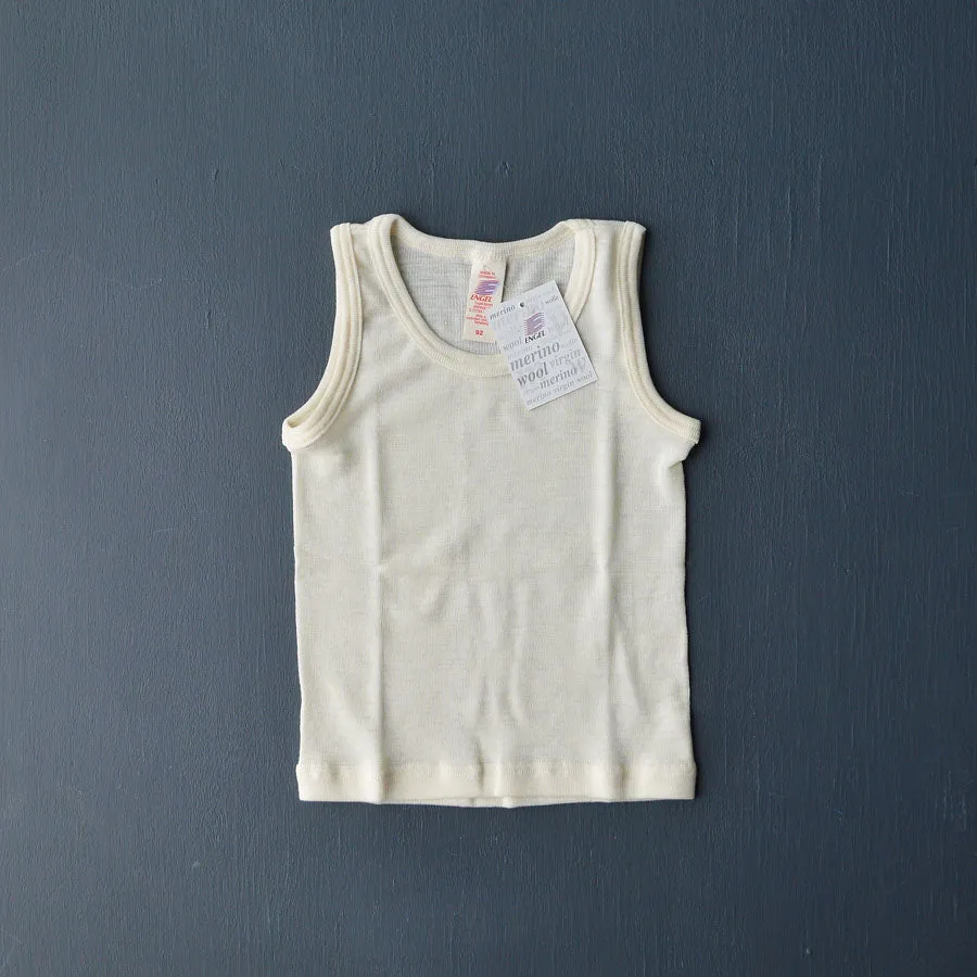 Child's Sleeveless Vest in 100% Organic Wool (1-12y)