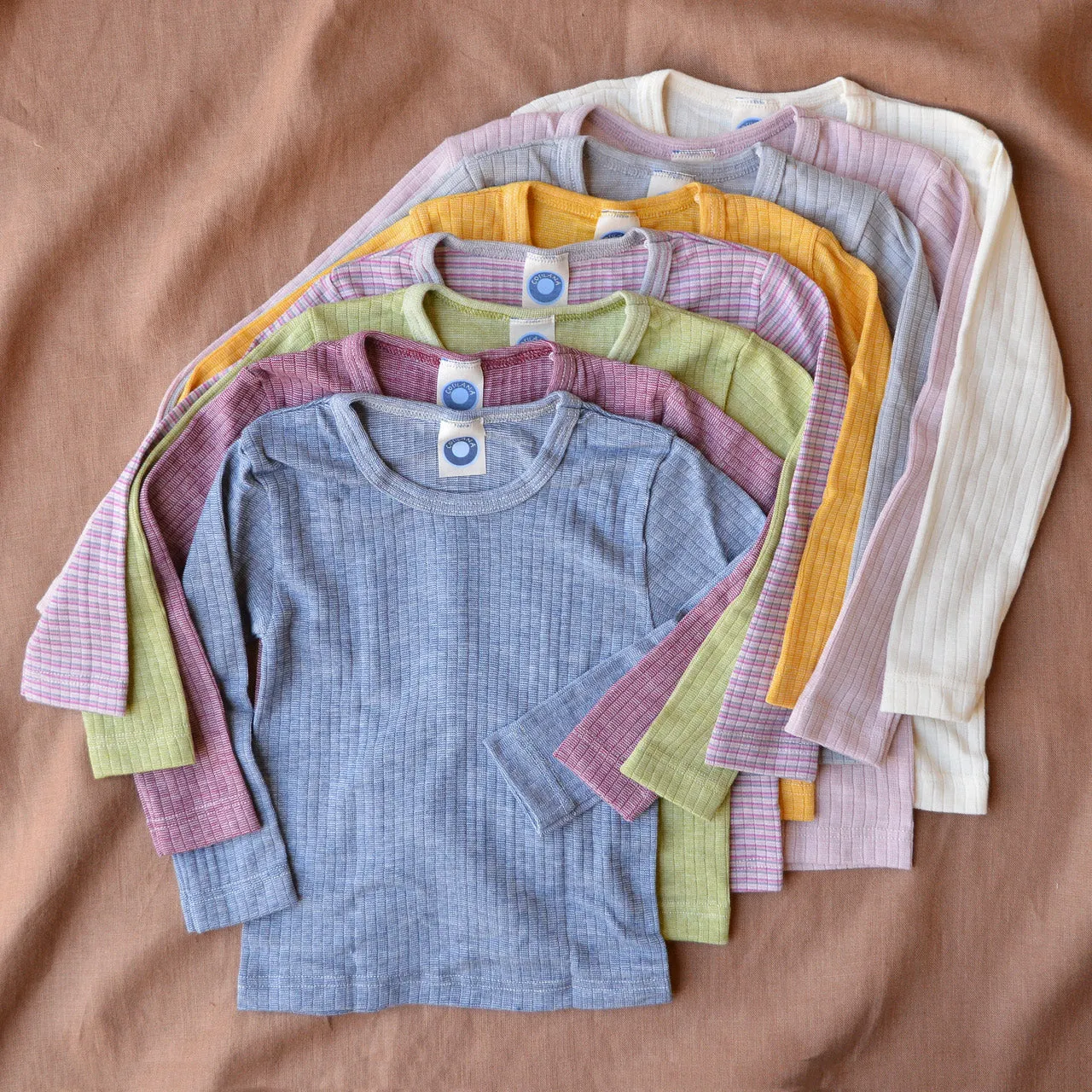 Child's Top Long Sleeve - Organic Cotton/Merino/Silk (1-12 years)