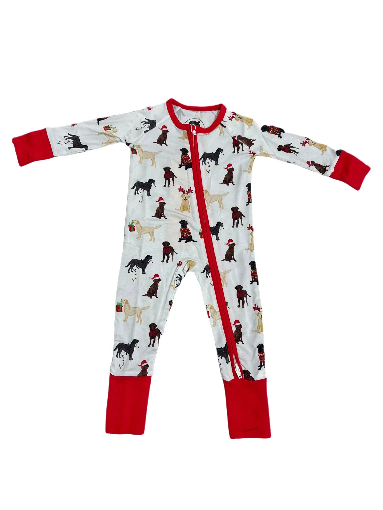 Christmas Labs Zip pajama