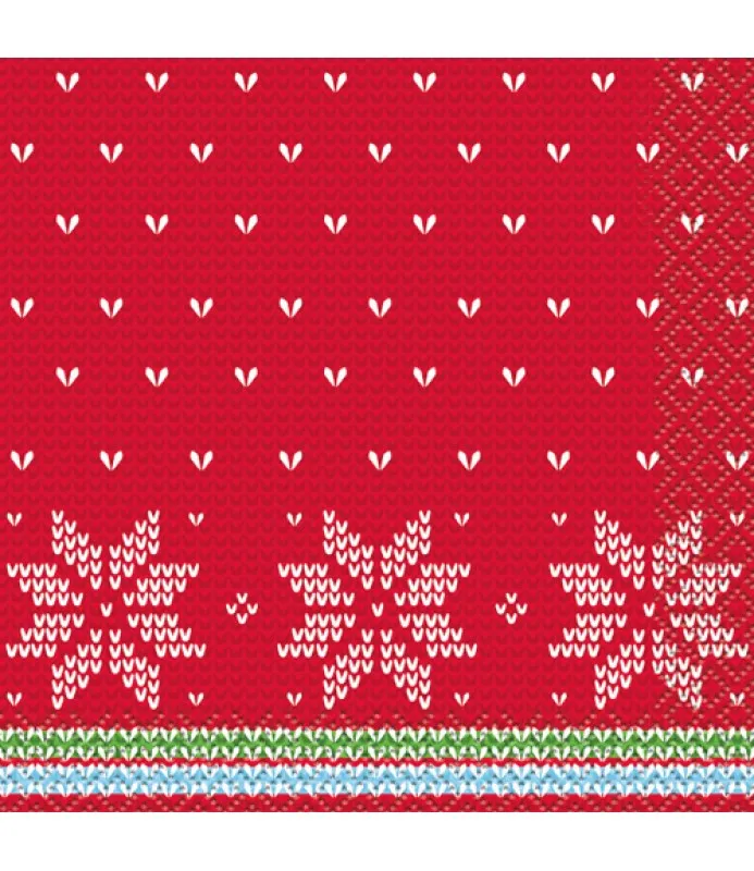 Christmas Ugly Sweater Beverage Napkins | 16ct