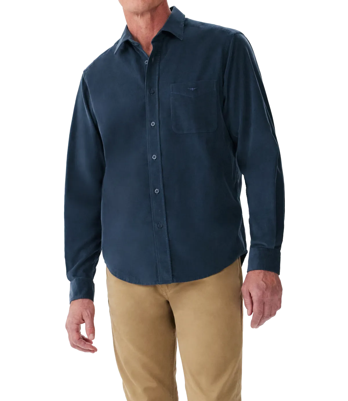 Classic Shirt - Corduroy - Navy Blue