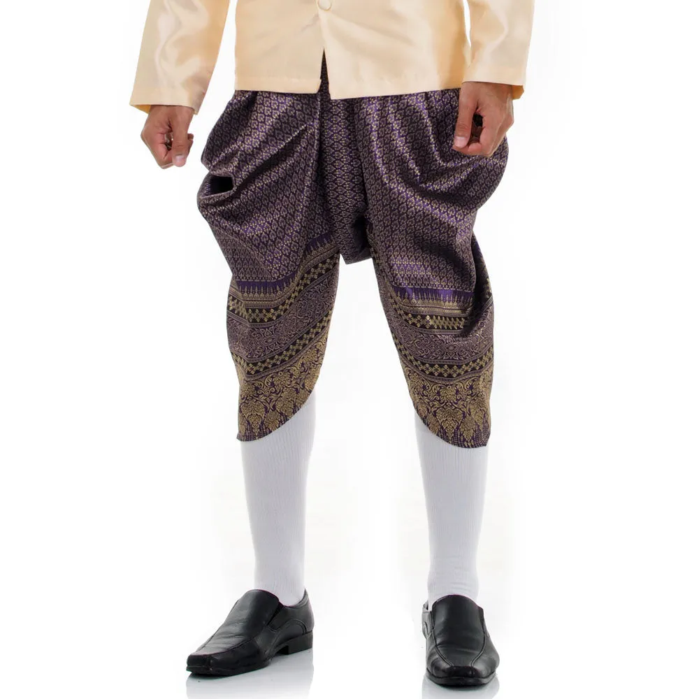 Classic Thai Men’s Raj Pattern Attire