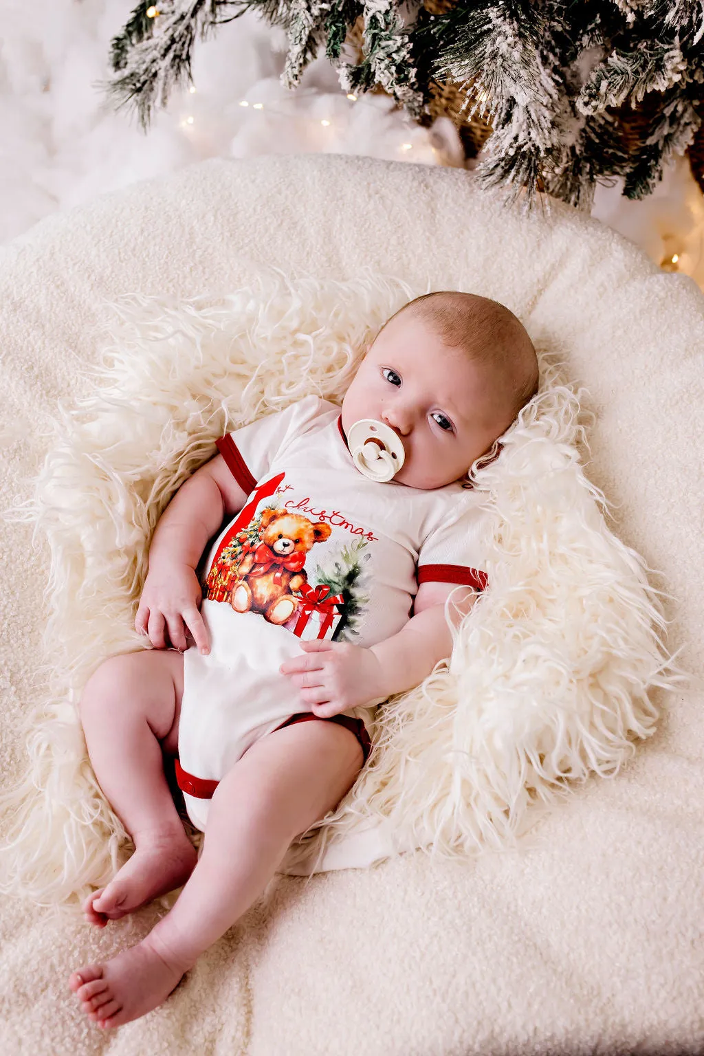 Confetti Kidz My First Christmas Bodysuit - Teddy