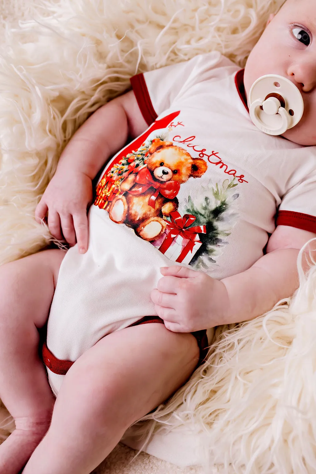 Confetti Kidz My First Christmas Bodysuit - Teddy