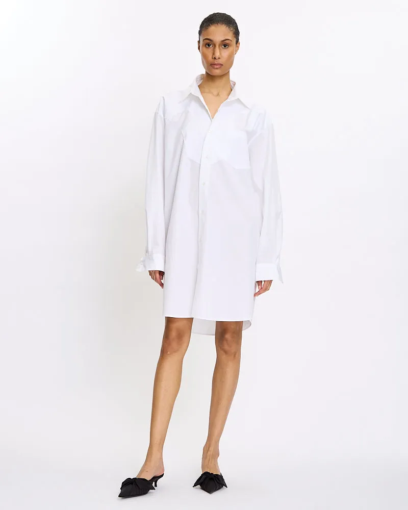 Cotton Poplin Shirt Dress