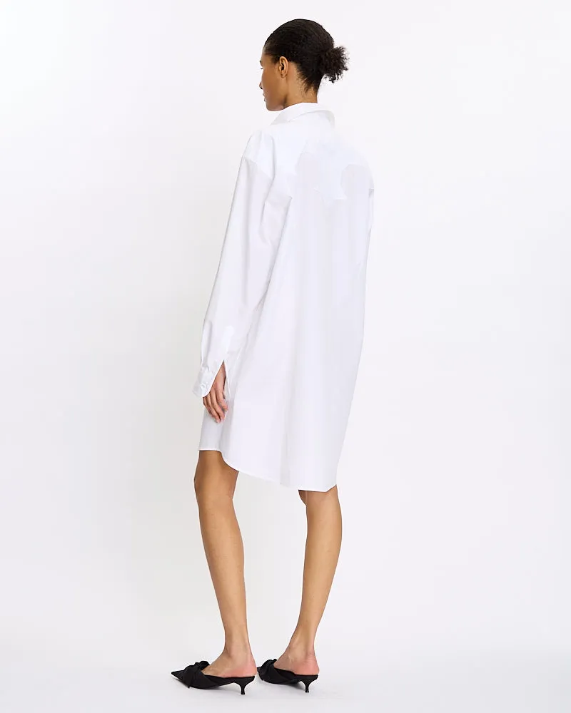 Cotton Poplin Shirt Dress