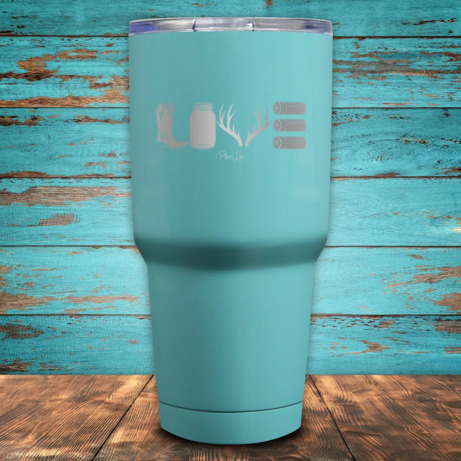 Country Girl Love Coated Drinkware