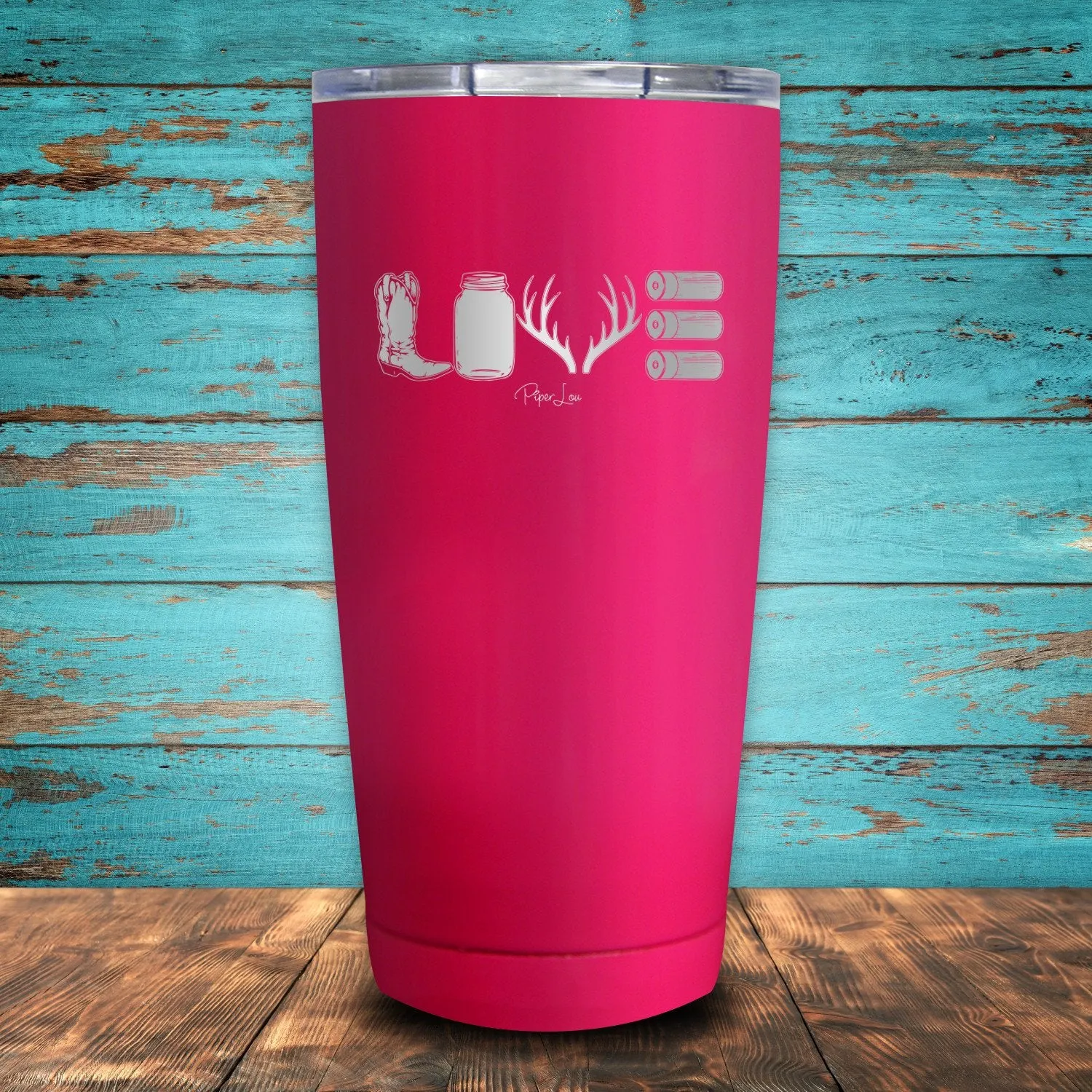 Country Girl Love Coated Drinkware