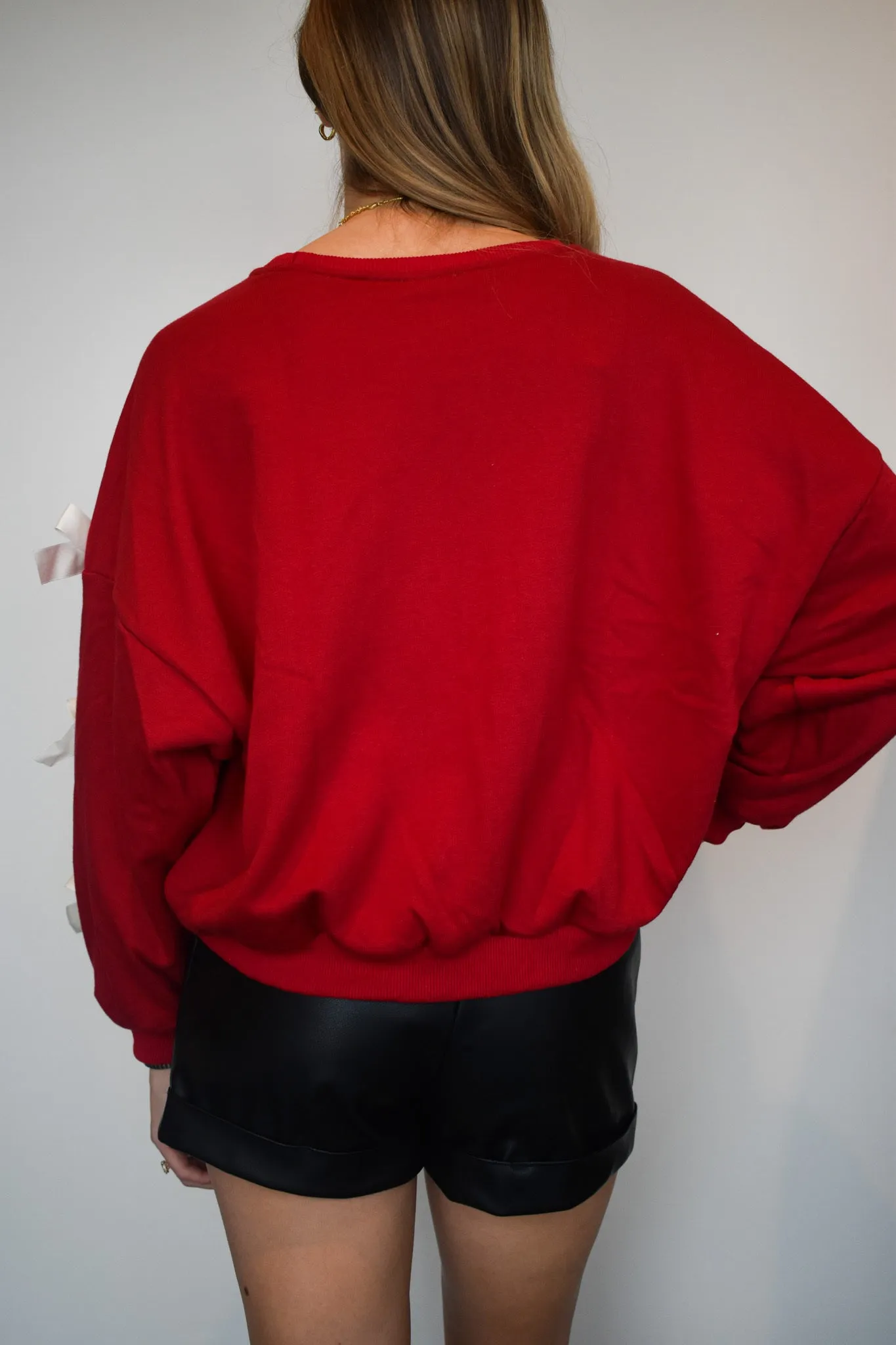 Crimson Coquette Sweatshirt