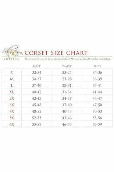 Daisy Corsets Lavish 4 PC Sexy Bunny Corset Costume