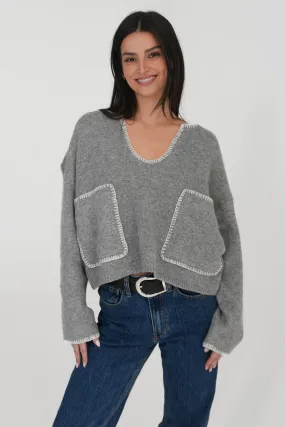 Danielle Sweater in Grey