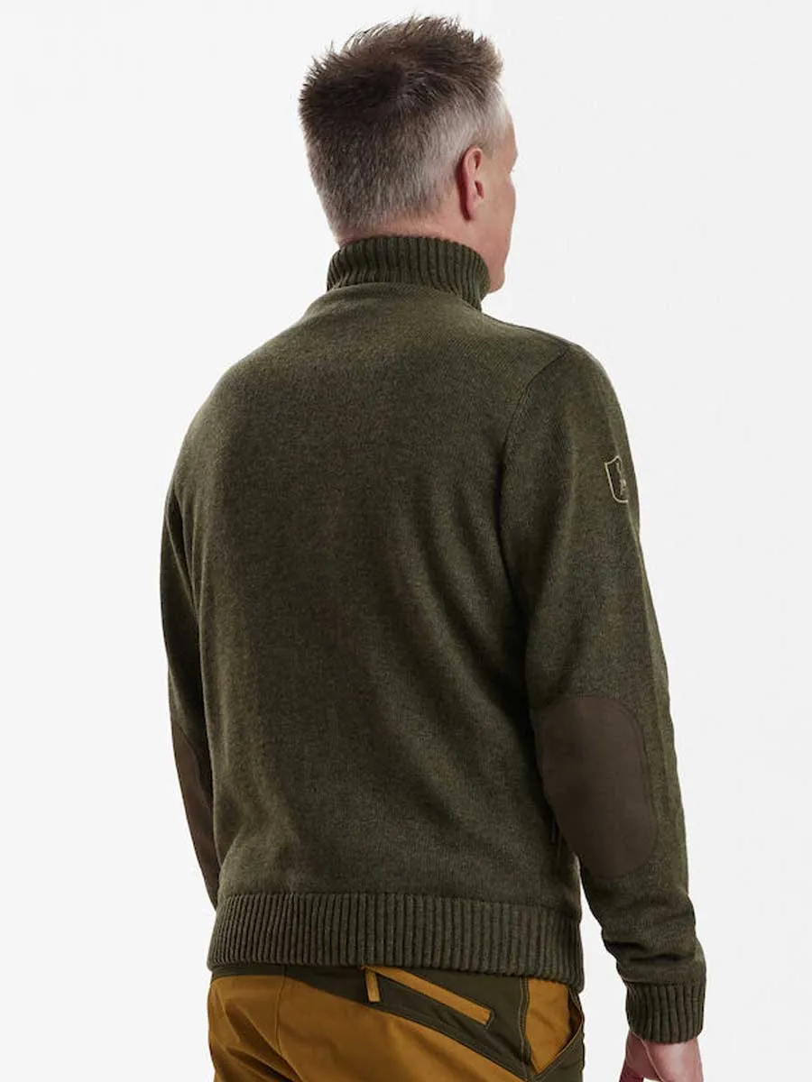 DEERHUNTER Carlisle Knit with Storm Liner - Mens - Green Melange