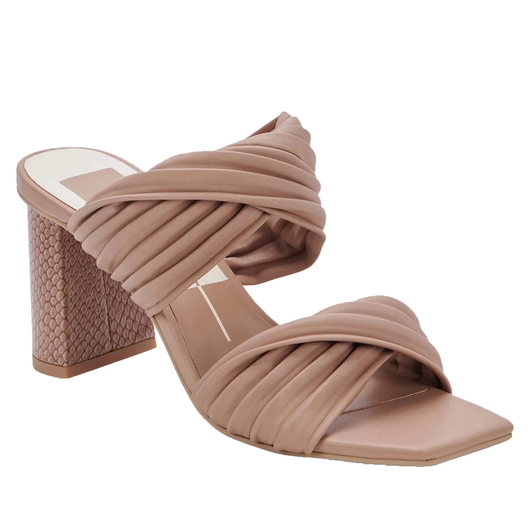 Dolce Vita Womens Pilton Brown Heels