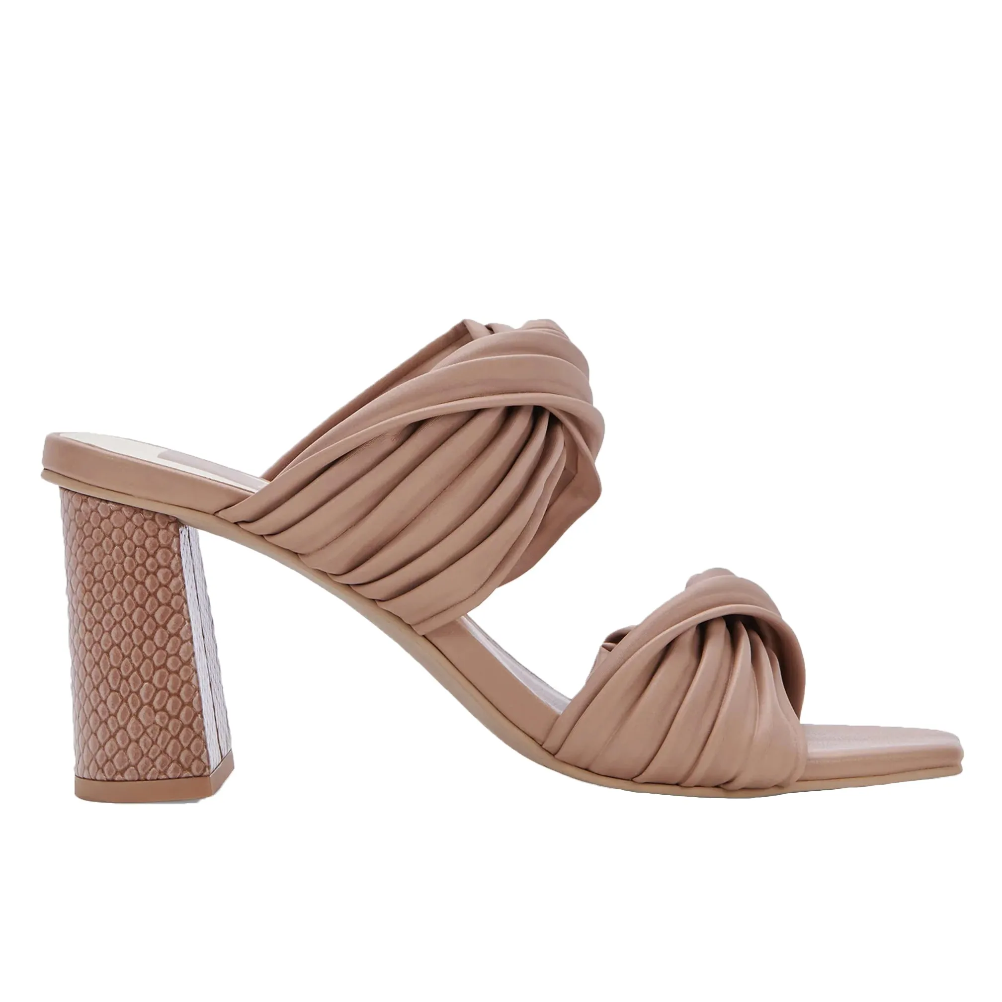 Dolce Vita Womens Pilton Brown Heels