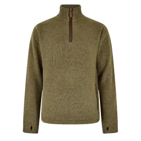 Dubarry Feeney Zip Neck Sweater Dusky Green