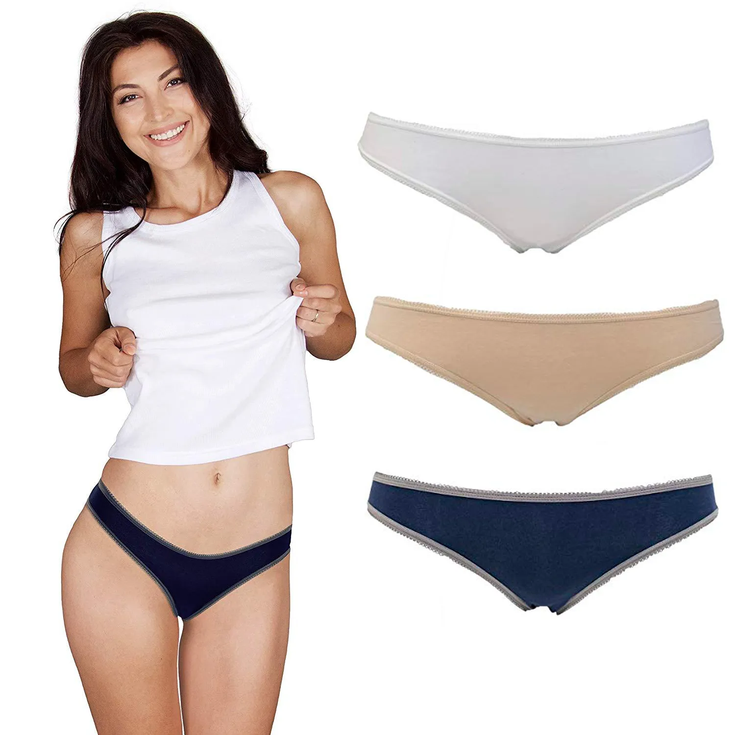 Emprella 3-Pack Thin Lace Panties