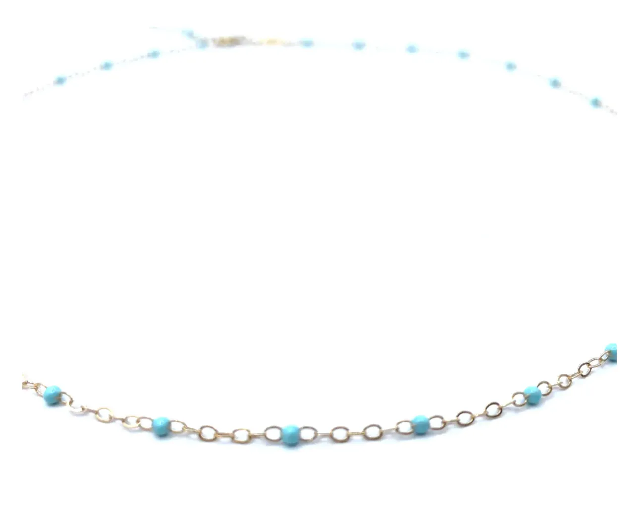 Erin Gray The Dotsy Necklace in Turquoise